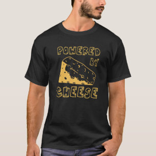 Camiseta Queijo Gouda Foodie Alimentado Por Queijo