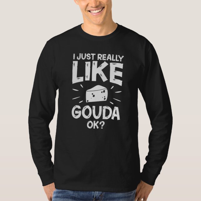 Camiseta Queijo Gouda Fumê Queso Fatiado Ralado     2 (Frente)