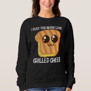 Camiseta Queijo Grelhado Fofo Para Homens Mulheres Torrada