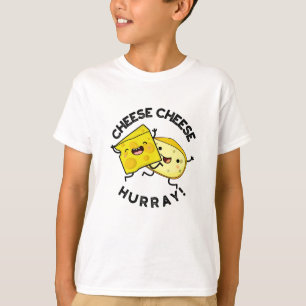 Camiseta Queijo Hurray Engraçado Queijo Engraçado