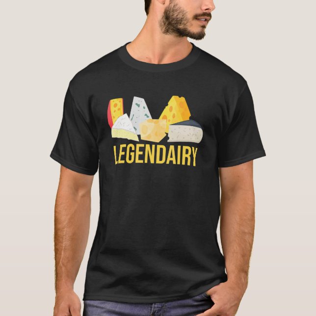 Camiseta Queijo Laticínios lendário queijo 2 (Frente)