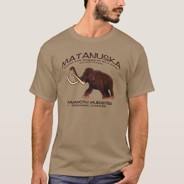Camiseta Queijo Muenster Mamute de Matanuska (Frente)
