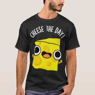 Camiseta Queijo No Dia Com Comida Engraçada