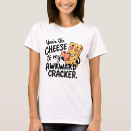 Camiseta Queijo para o meu awkward | Design de Namorados en