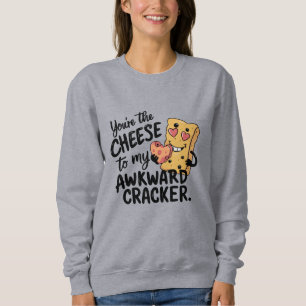 Camiseta Queijo para o meu awkward Namorados engraçado e
