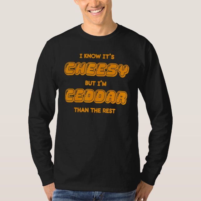 Camiseta Queijo Pun Cheddar Queijo (Frente)