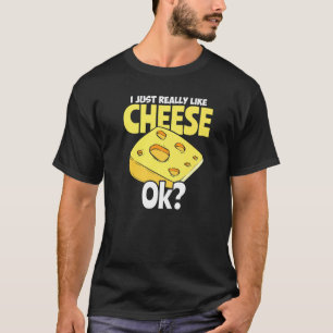 Camiseta Queijo Queijo grelhado Cheddar