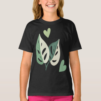 Camiseta Queijo suíço Monstera Adansonii Variegado Cute