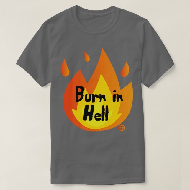 CAMISETA QUEIMADO NO INFERNO (Frente do Design)