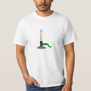 Camiseta Queimador de Bunsen da ciência e da química