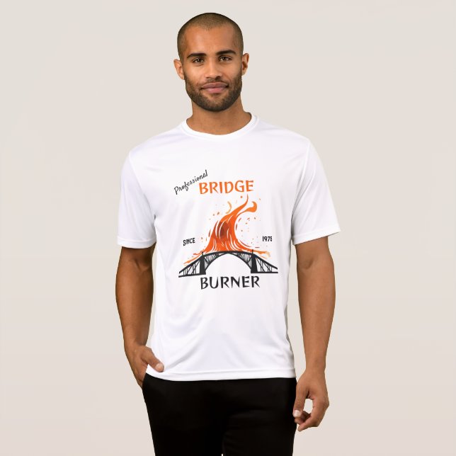 Camiseta Queimador de Ponte Profissional (Frente Completa)