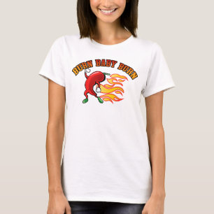 Camiseta Queimadura do bebê da queimadura