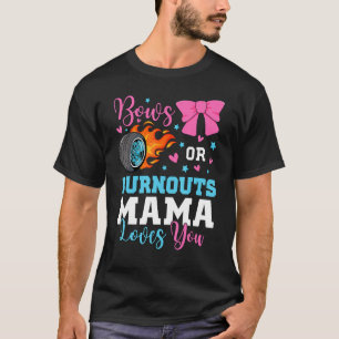 Camiseta Queimaduras ou Arcos Mamãe Mãe te ama Revelação de