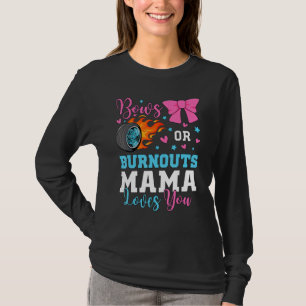 Camiseta Queimaduras ou Arcos Mamãe Mãe te ama Revelação de