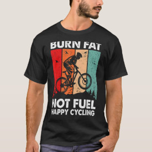 Camiseta Queimar Gordura Sem Ciclo De Bicicleta De Óleo
