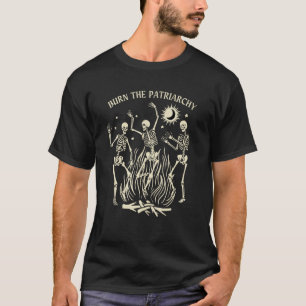 Camiseta Queimar o Halloween 1, Feminista Engraçado Patriar