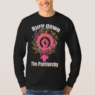 Camiseta Queimar O Patriarcado Feminismo