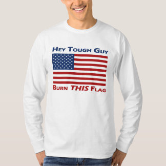 Camiseta Queime ESTA bandeira (os E.U.)