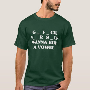 Camiseta Queira comprar uma vogal - obscuridade