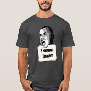 Camiseta Queira dançar o texto feito sob encomenda