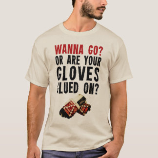 Camiseta Queira ir? Impulsionador do hóquei