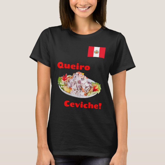 Camiseta Queiro - Peruano Ceviche Peruano ~ Peru (Frente)
