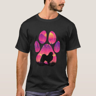 Camiseta Queixo Japonês Pata Mãe Pai Cão Mulheres Homens