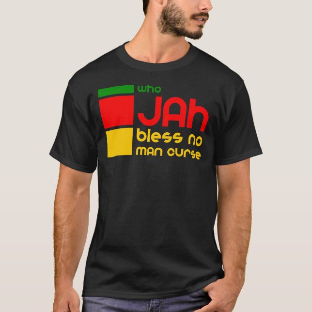 Camiseta Quem Abençoa Ninguém Maldição - Rasta Bons Víblias (Frente)