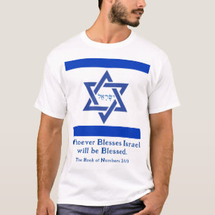 Camiseta "Quem Abençoar Israel Será Abençoado!" Aliado 