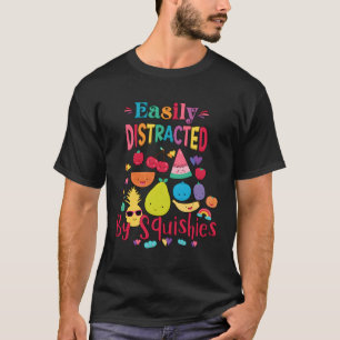 Camiseta Quem Ama Esquisita Facilmente Distraída Por Fruta