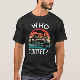 Camiseta Quem Arrastou Trilho Modelo De Presente Do Comboio