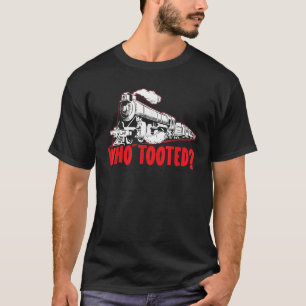 Camiseta Quem Atacou O Comboio A Vapor Locomotive Railroad