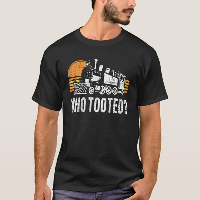 Camiseta Quem Atingiu Os Comboios A Vapor Da Retro Model Ra (Frente)
