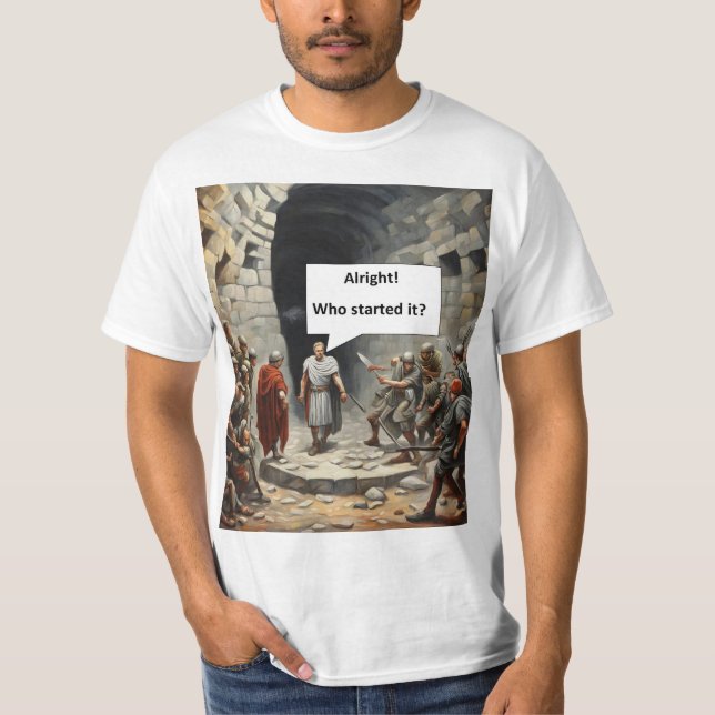 Camiseta Quem começou (Frente)