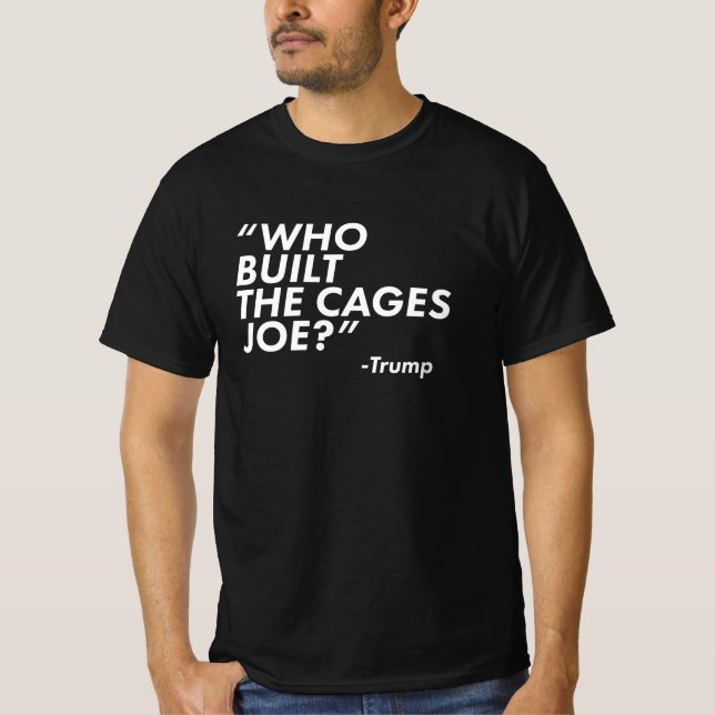 Camiseta Quem Construiu As Gaiolas Joe (Frente)