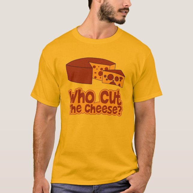 Camiseta Quem cortou o queijo (Frente)