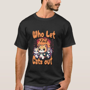 Camiseta Quem Deixou os Gatos Sair Mochila de Caminhada Kit