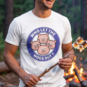 Camiseta Quem deixou os porcos para fora