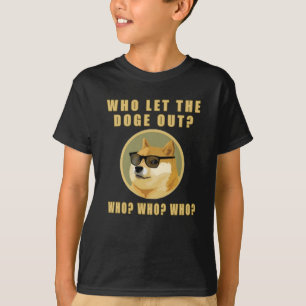 Camiseta Quem deixou que se descobrisse quem é o cão Dogeco