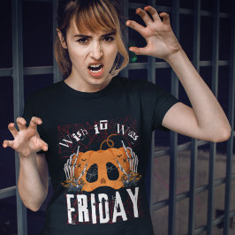 Camiseta Quem dera que fosse sexta-feira, halloween