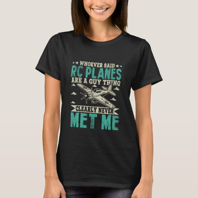 Camiseta Quem disse Aviões RC (Frente)