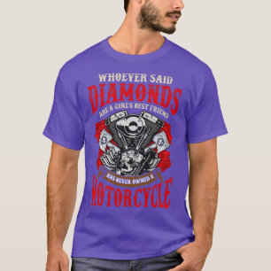 Camiseta Quem Disse Diamantes É Uma Menina Que O Melhor Ami