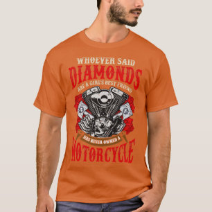 Camiseta Quem Disse Diamantes É Uma Menina Que O Melhor Ami