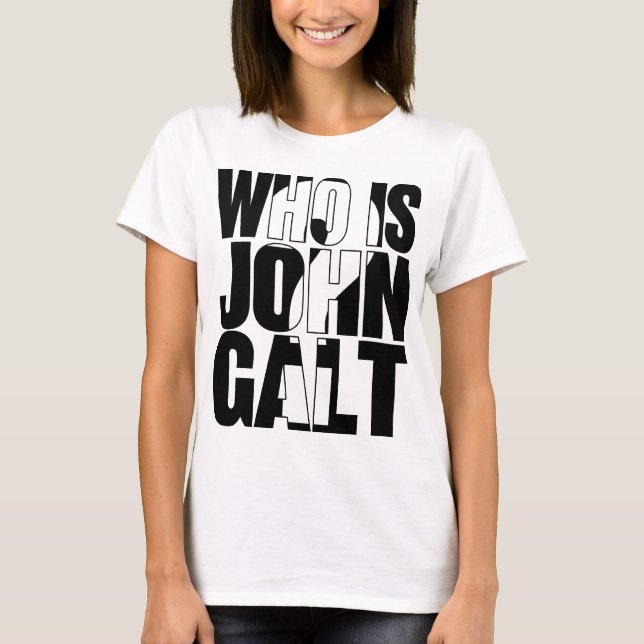 Camiseta Quem é John Galt? (Frente)