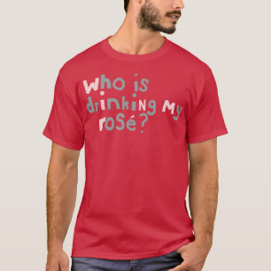 Camiseta Quem é o Bebendo Minha Tipografia de Cotação