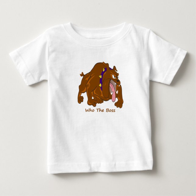 Camiseta Quem é o Chefe. (Frente)