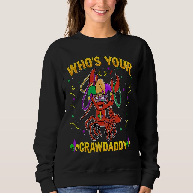 Camiseta Quem é o seu Crawdaddy Lagostim Jester Contas  Mar (Frente)