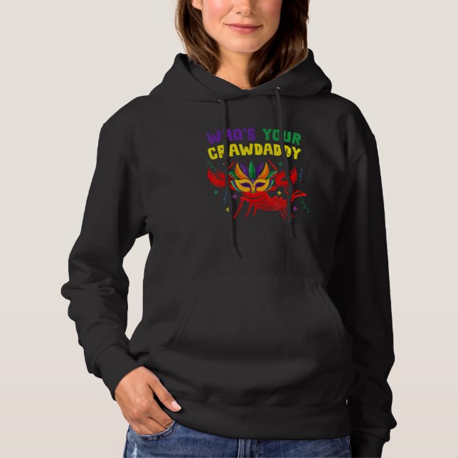 Camiseta Quem é o seu Crawdaddy Lagostim Jester Contas Mard (Frente)