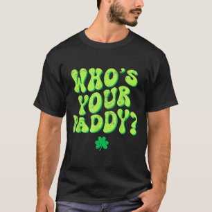 Camiseta Quem é o shamrock do dia de são patrício irlandês