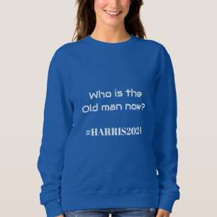 Camiseta Quem é o velho agora? Kamala Harris 2024 Engraçado